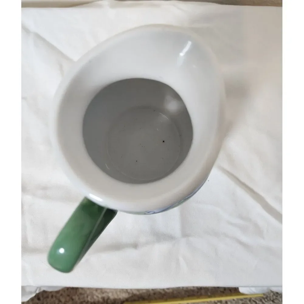 April Cornell Vintage BlueGreen Koi‎ Fish Creamer Cup Excellent Used Condition